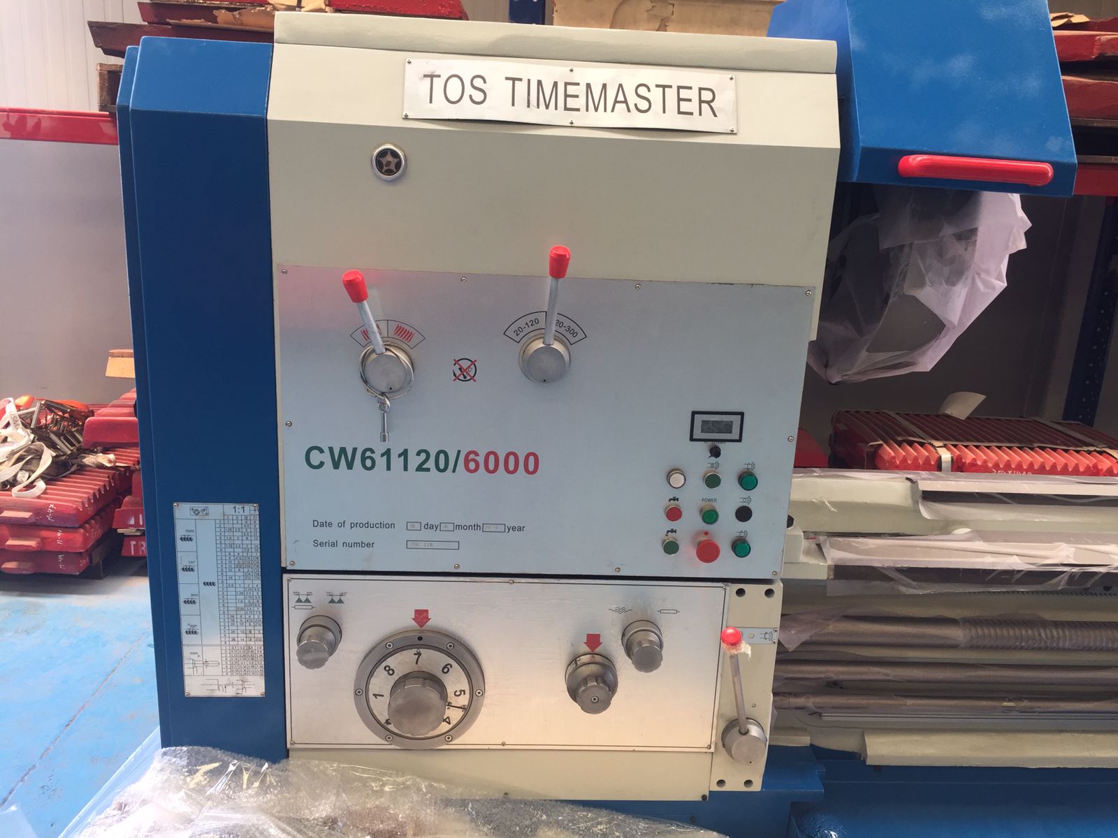 TOS TIME MASTER CW61120/6000,200 HUSILLO (NUEVO SIN USO) - Imagen 9