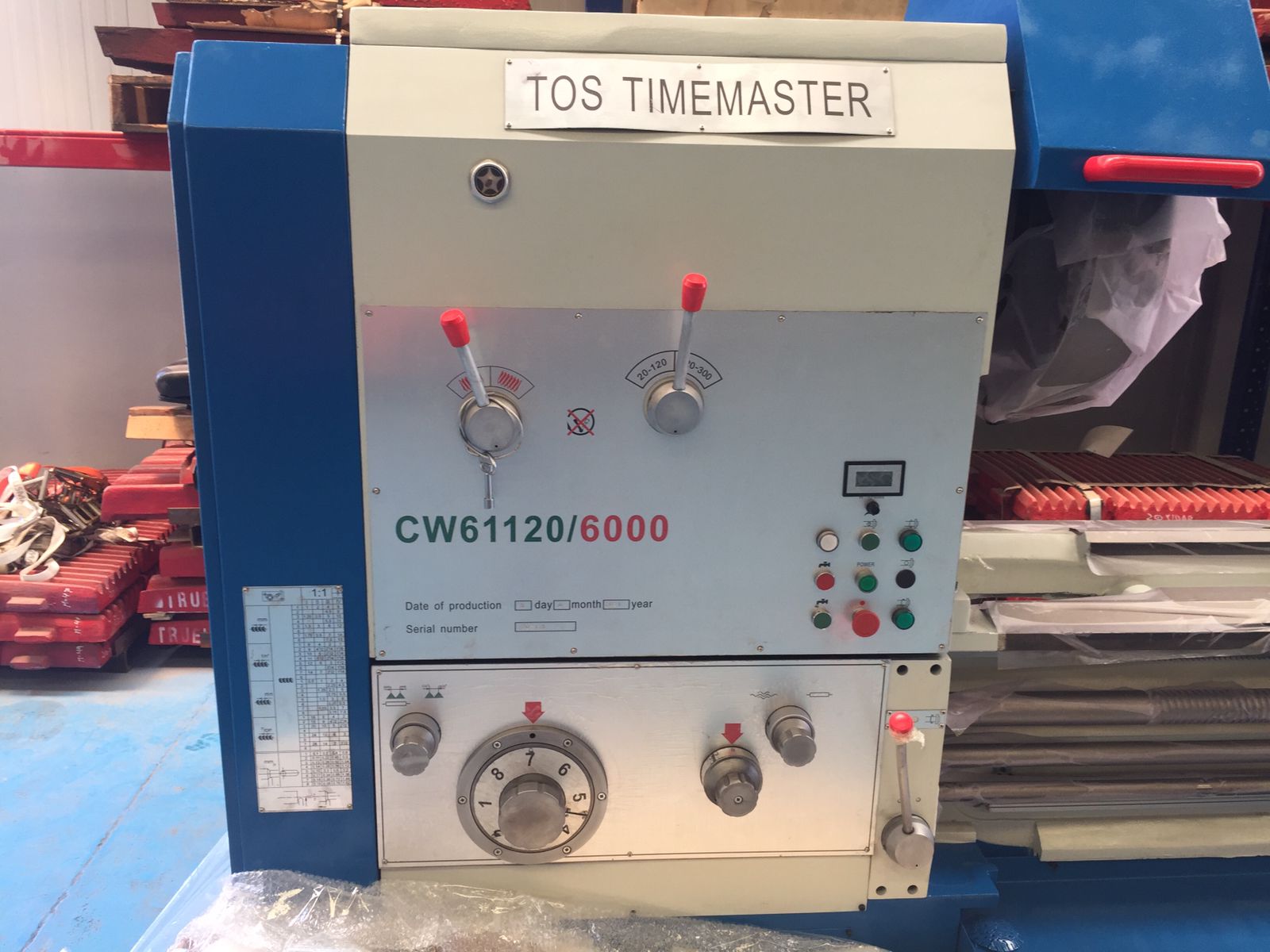 TOS TIME MASTER CW61120/6000,200 HUSILLO (NUEVO SIN USO) - Imagen 12