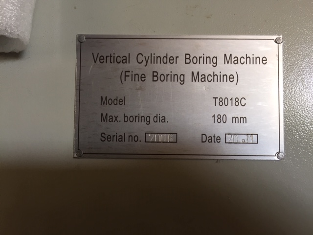 RECTIFICADORA DE CILINDROS MOD.T8018C (NUEVA) - Imagen 8