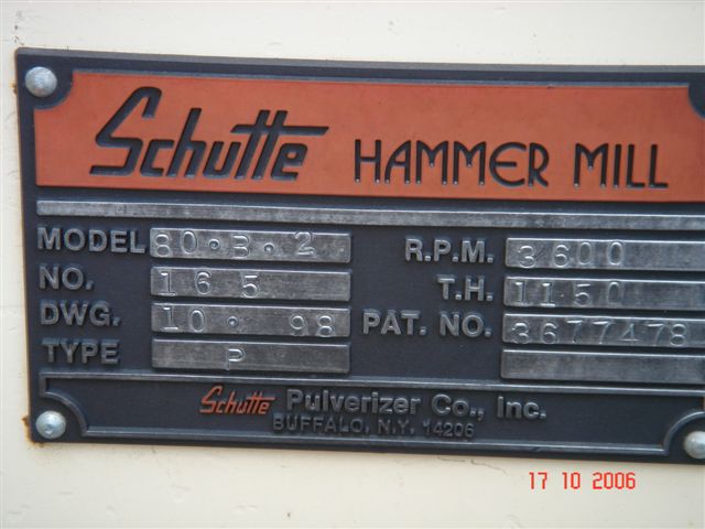 MOLINO DE MARTILLO, MARCA SCHUTTE (USA), NUEVO. - Imagen 4