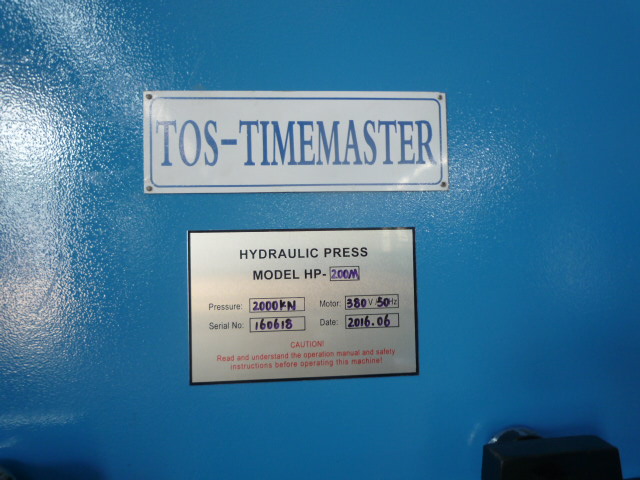 YLM-200D (CABEZAL DESPLAZABLE AL ANCHO DE LA PRENSA(NUEVA) - Imagen 3