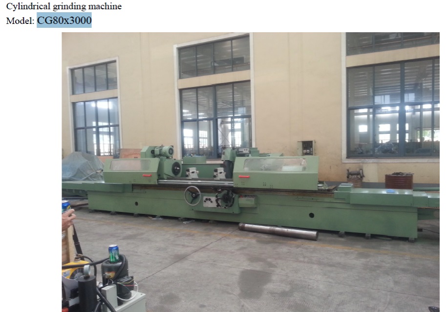 RECTIFICADORA CILINDRICA CG80X3000 NUEVA SIN USO