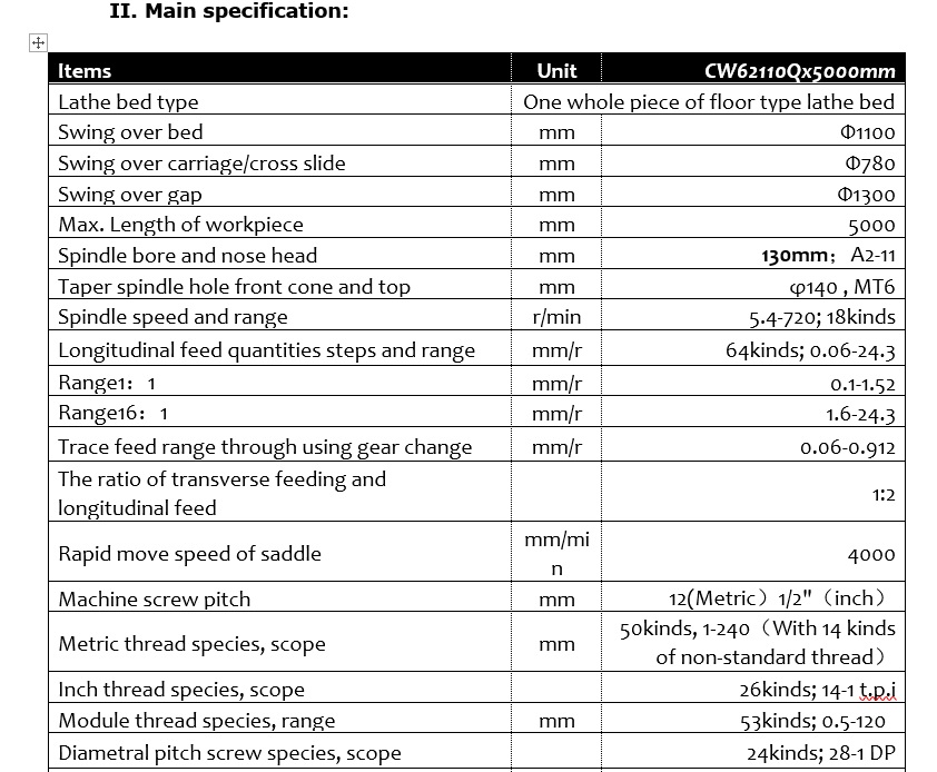 TORNO TOS TIMEMASTER CW62110Q/5000,130 MM DE HUSILLO+ LECTOR - Imagen 7