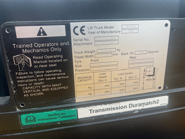 HYSTER MODELO H4.0FTS SERIE NRO R005B01980K ,COMERCIAL 2018 - Imagen 13